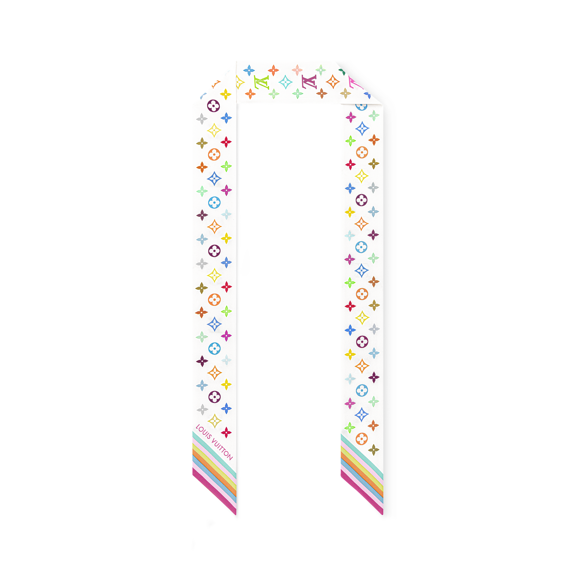 S00 Accessories Silk Squares and Bandeaus  LV x TM Monogram Multicolor BB Bandeau | Louis Vuitton ® (Product zoom)