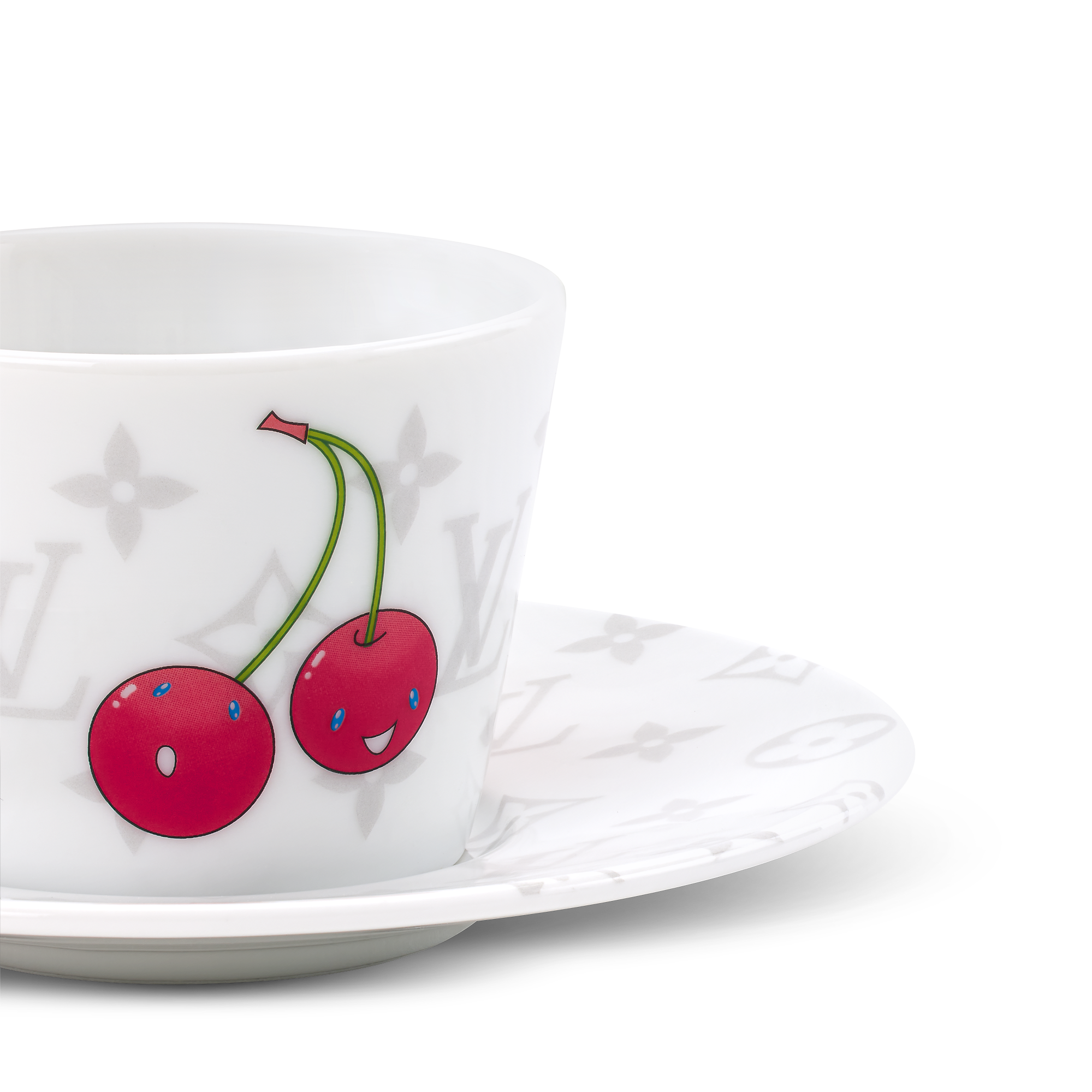 LV x TM Set of 2 Coffee Cups and Saucers