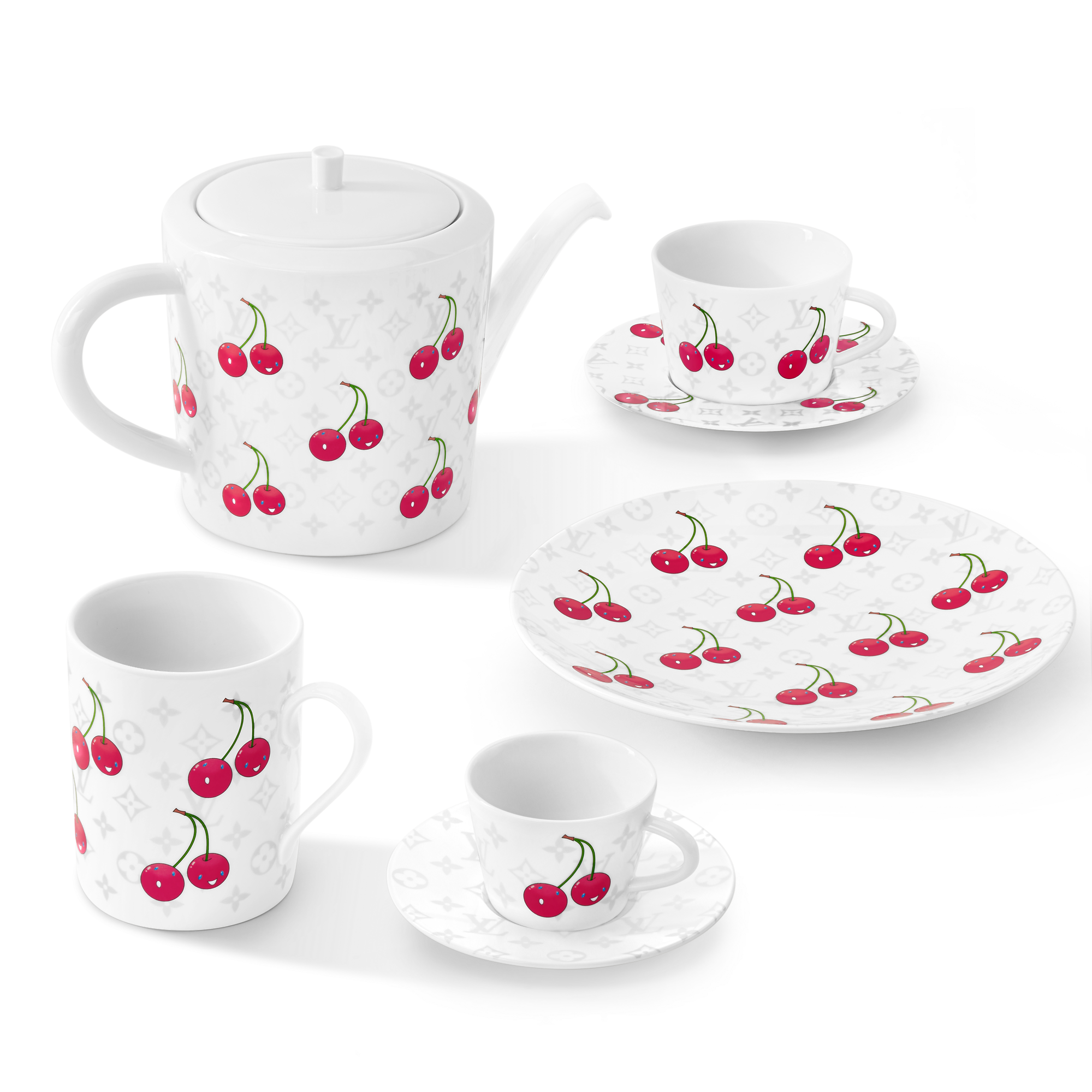 LV x TM Set of 2 Dessert Plates