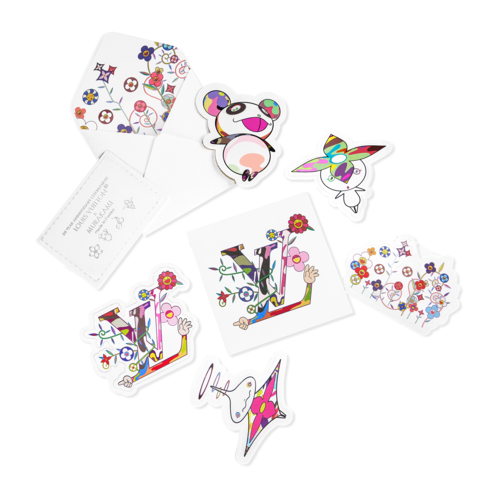 Library and Stationery Hard Cover Books LV x TM Superflat Characters Cardboard Box | Louis Vuitton ®