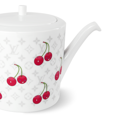 Monogram Cerises Home and Art of Dining Art of Dining LV x TM Teapot | Louis Vuitton ® (Product zoom)