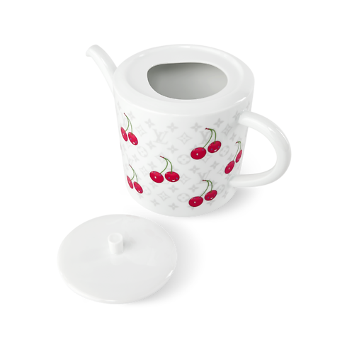 Monogram Cerises Home and Art of Dining Art of Dining LV x TM Teapot | Louis Vuitton ® (Product zoom)