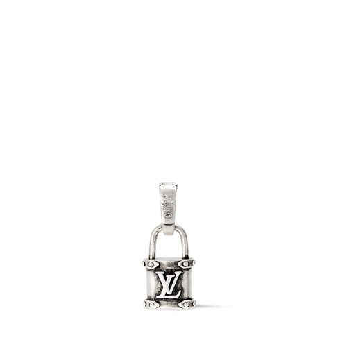 LV Yours Lock Charm Back View