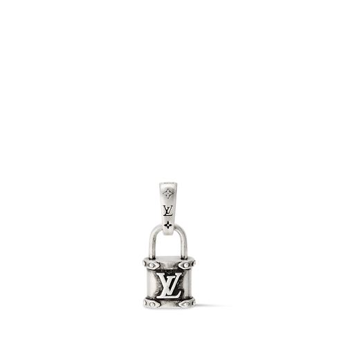 LV Yours Lock Charm Front View