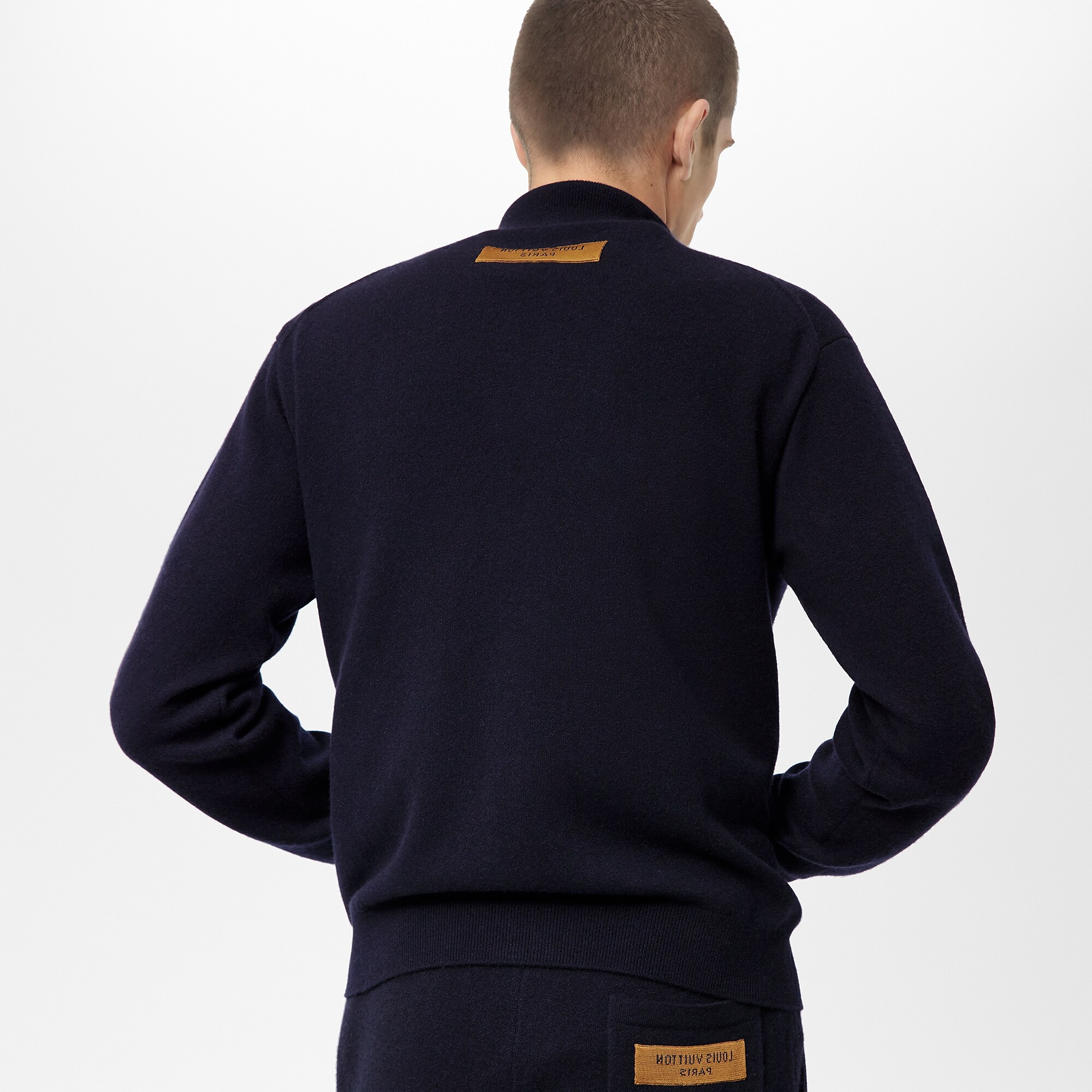 LVSE Inside-Out Zipped Through Cashmere Cardigan