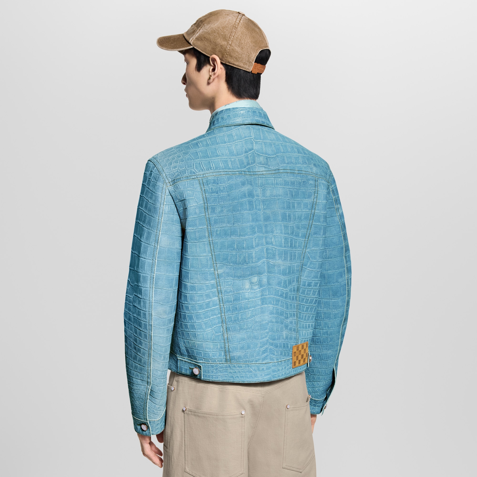  Ready-to-Wear Coats and Outerwear Made To Order Crocodile Trucker Jacket | Louis Vuitton ® (Product zoom)