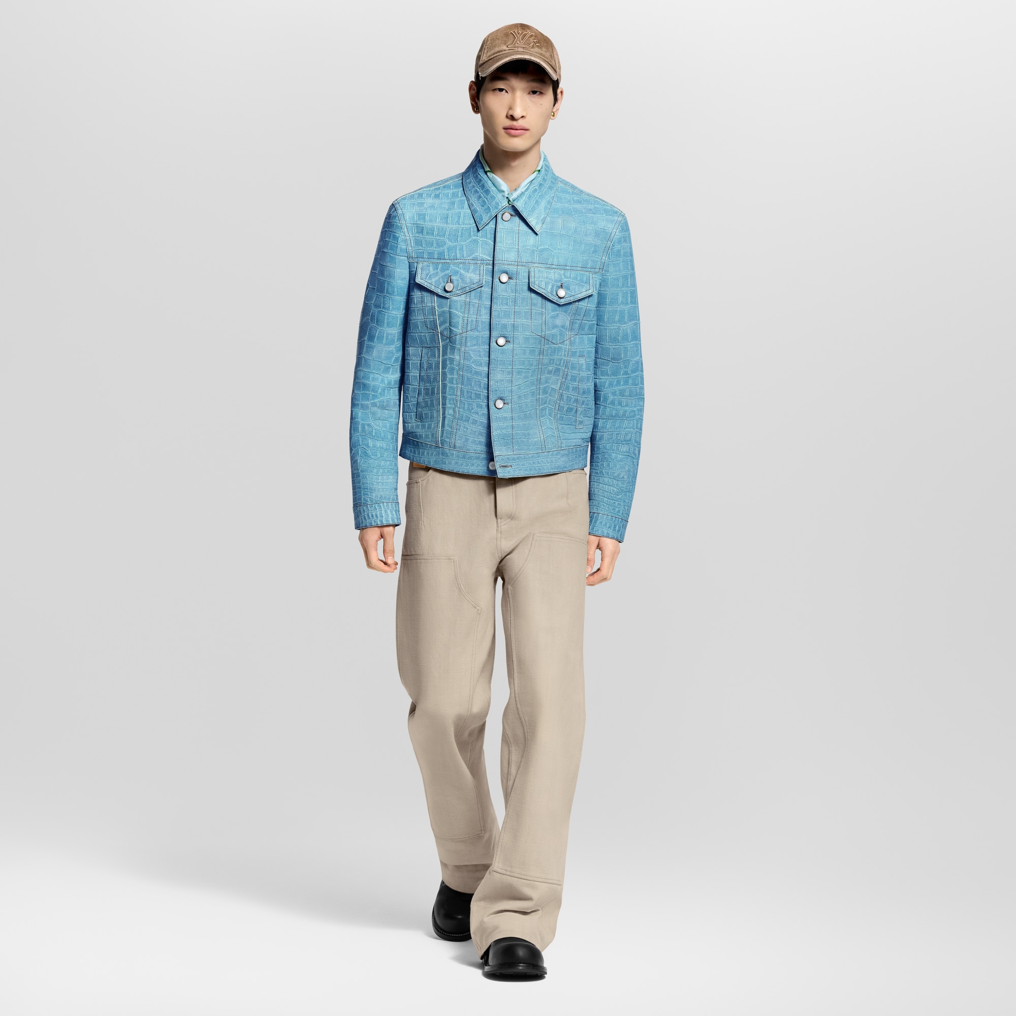  Ready-to-Wear Coats and Outerwear Made To Order Crocodile Trucker Jacket | Louis Vuitton ® (Product zoom)