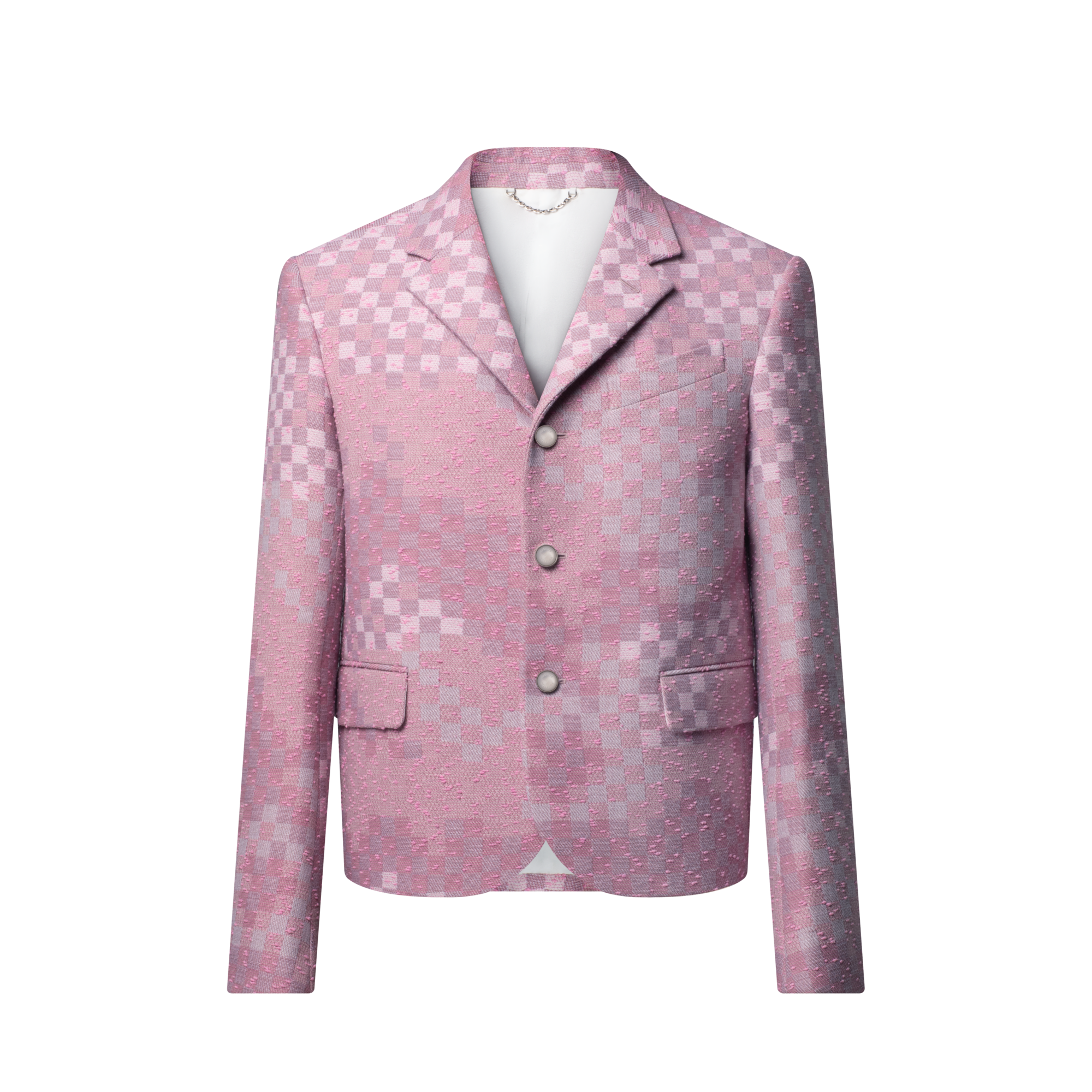  Ready-to-Wear Blazers and Jackets Made To Order Cropped Damoflage Tweed Jacket | Louis Vuitton ® (Product zoom)