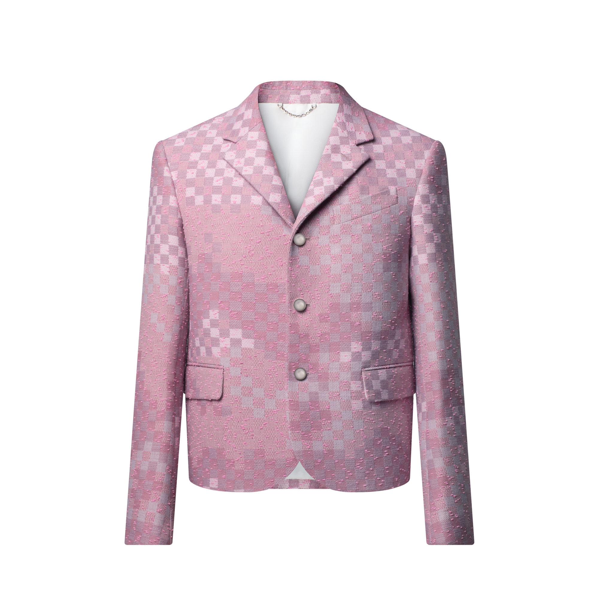 Made To Order Cropped Damoflage Tweed Jacket