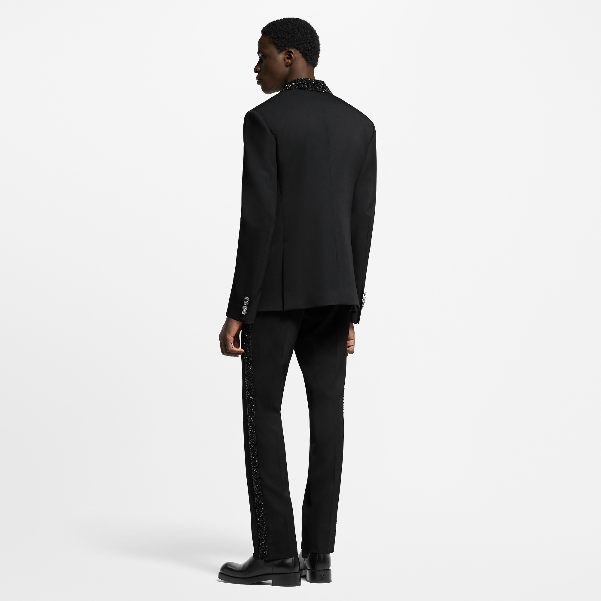 Made To Order Embellished Evening Cigarette Pants
