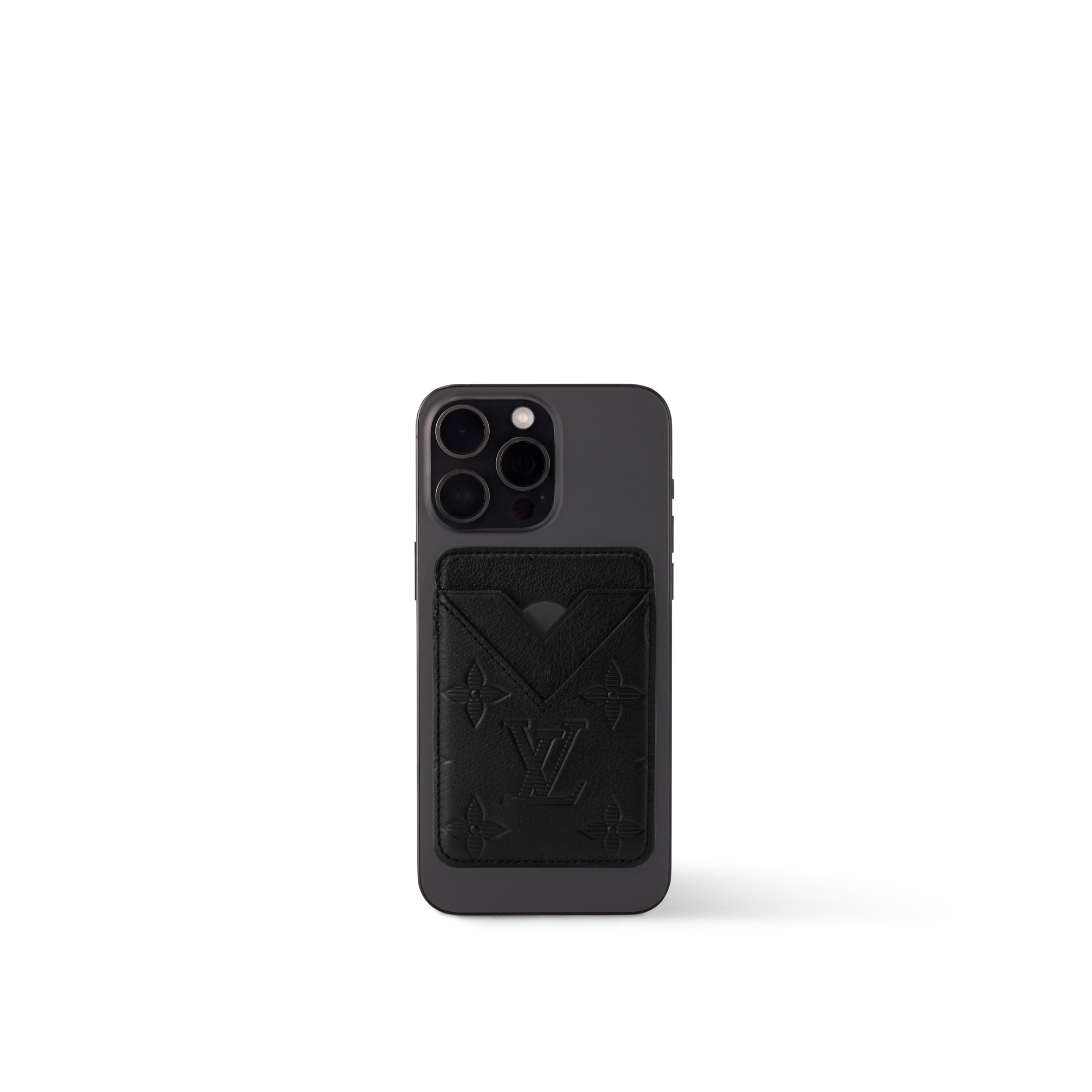 Monogram Shadow Small Leather Goods Card and Coin Holders Magnetic Card Holder | Louis Vuitton ® (Product zoom)