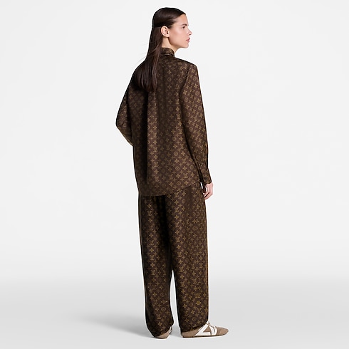 Ready-to-Wear Pants Mahina Baggy Pajama Pants | Louis Vuitton ® (Product zoom)