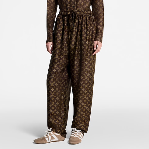 Ready-to-Wear Pants Mahina Baggy Pajama Pants | Louis Vuitton ® (Product zoom)