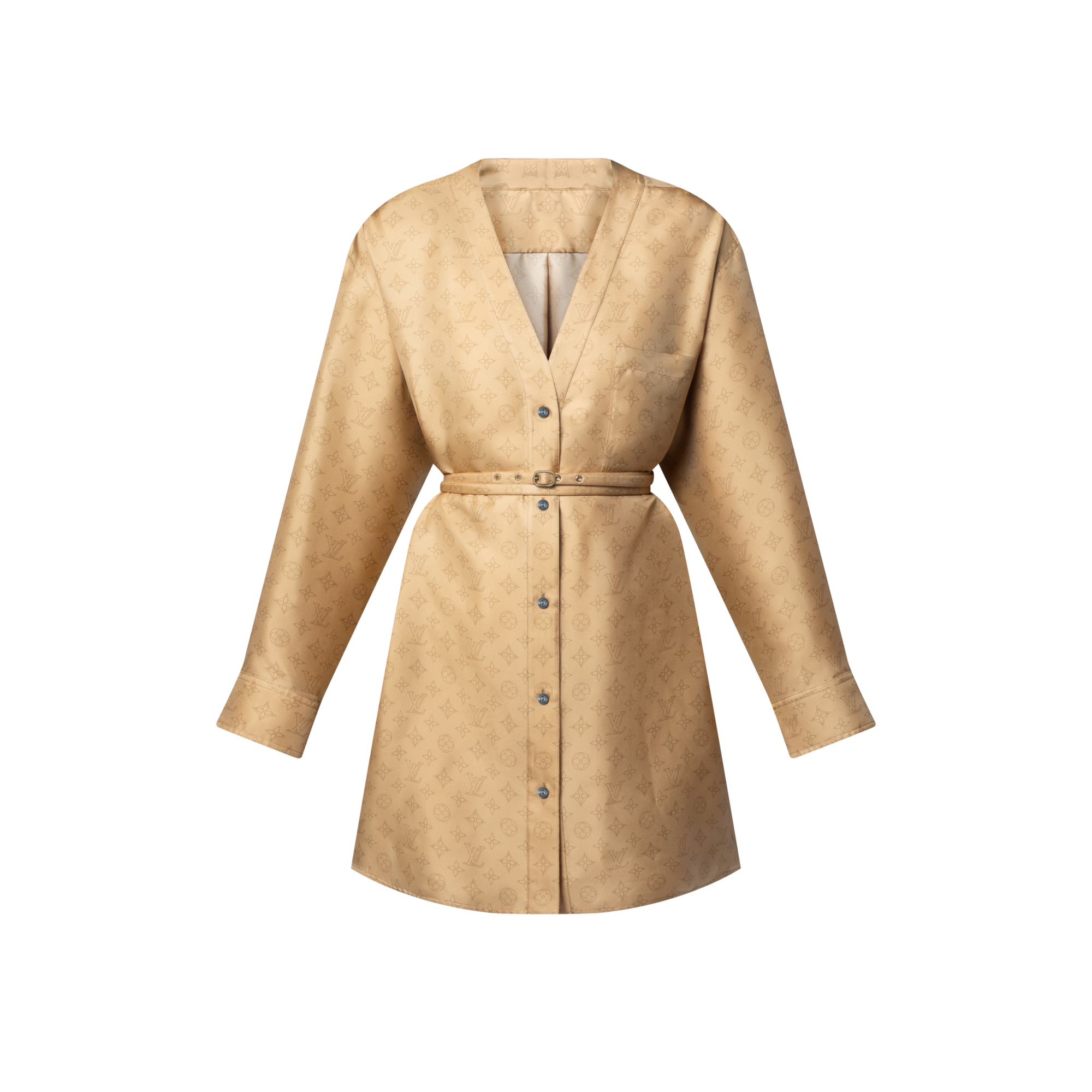  Ready-to-Wear Dresses Mahina Button Front Dress | Louis Vuitton ® (Product zoom)