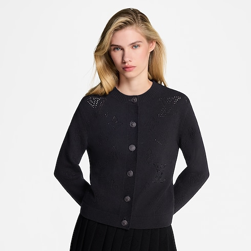Ready-to-Wear Knitwear Mahina Knit Cardigan | Louis Vuitton ® (Product zoom)