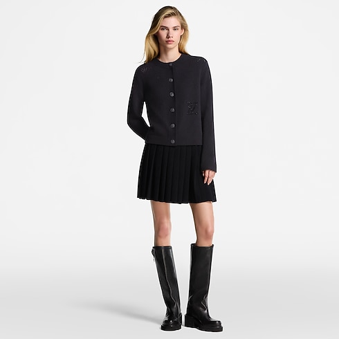 Ready-to-Wear Knitwear Mahina Knit Cardigan | Louis Vuitton ® (Product zoom)