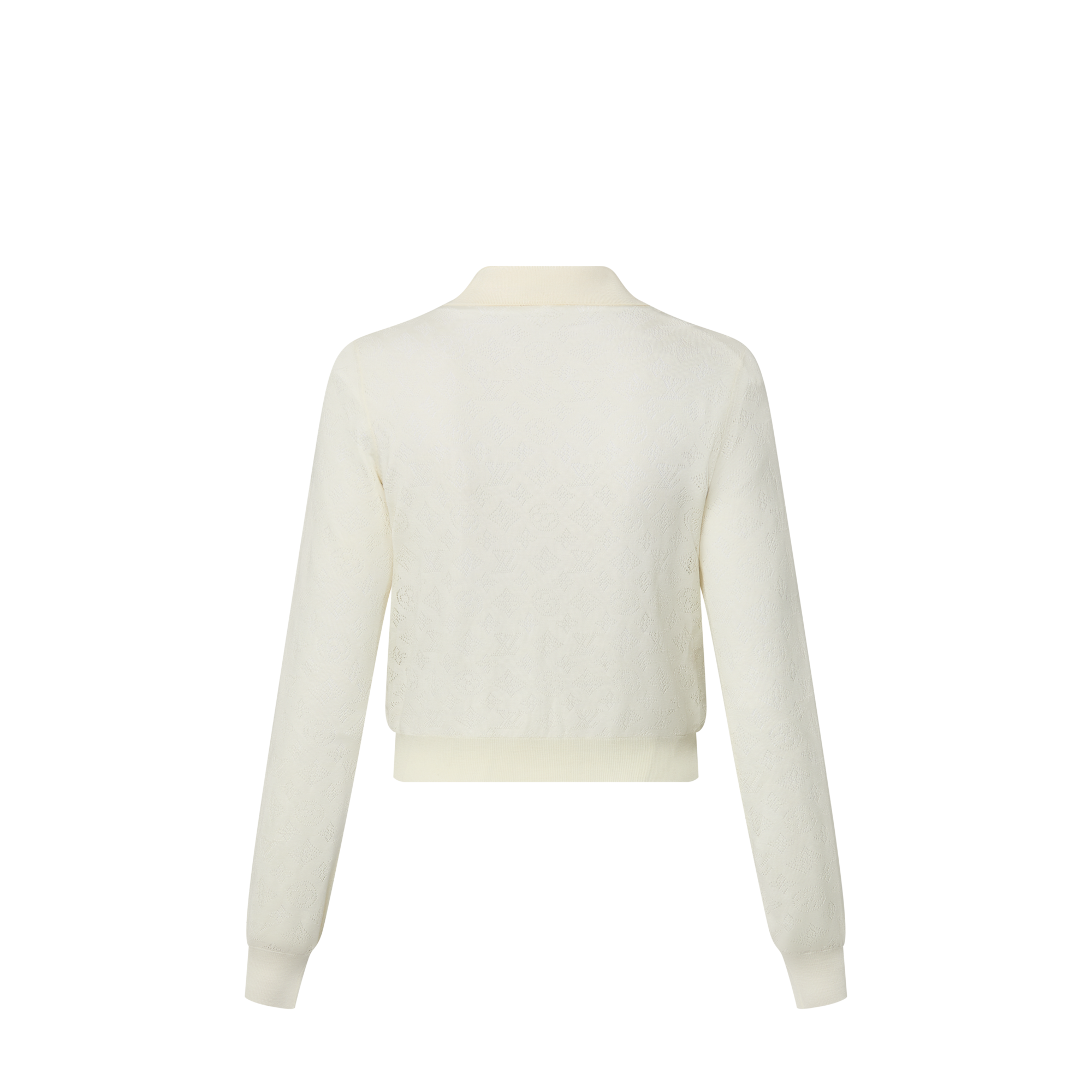  Ready-to-Wear Knitwear Mahina Long-Sleeved Polo Top | Louis Vuitton ® (Product zoom)