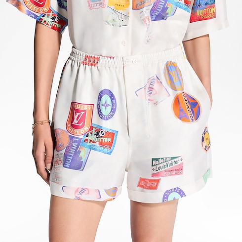 Ready-to-Wear Skirts and Shorts Mahina Patch Boxer Shorts | Louis Vuitton ® (Product zoom)