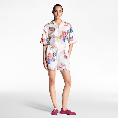 Ready-to-Wear Skirts and Shorts Mahina Patch Boxer Shorts | Louis Vuitton ® (Product zoom)