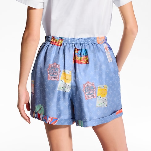 Ready-to-Wear Skirts and Shorts Mahina Patch Boxer Shorts | Louis Vuitton ® (Product zoom)