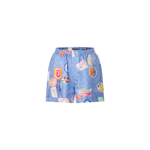 Ready-to-Wear Skirts and Shorts Mahina Patch Boxer Shorts | Louis Vuitton ® (Product zoom)