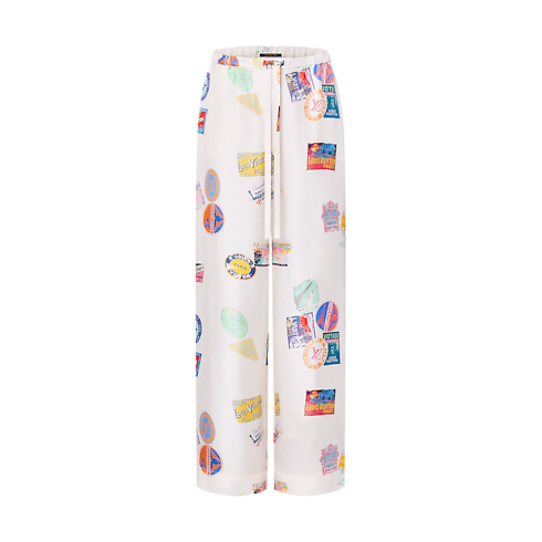 Ready-to-Wear Pants Mahina Patch Pajama Pants | Louis Vuitton ® (Product zoom)