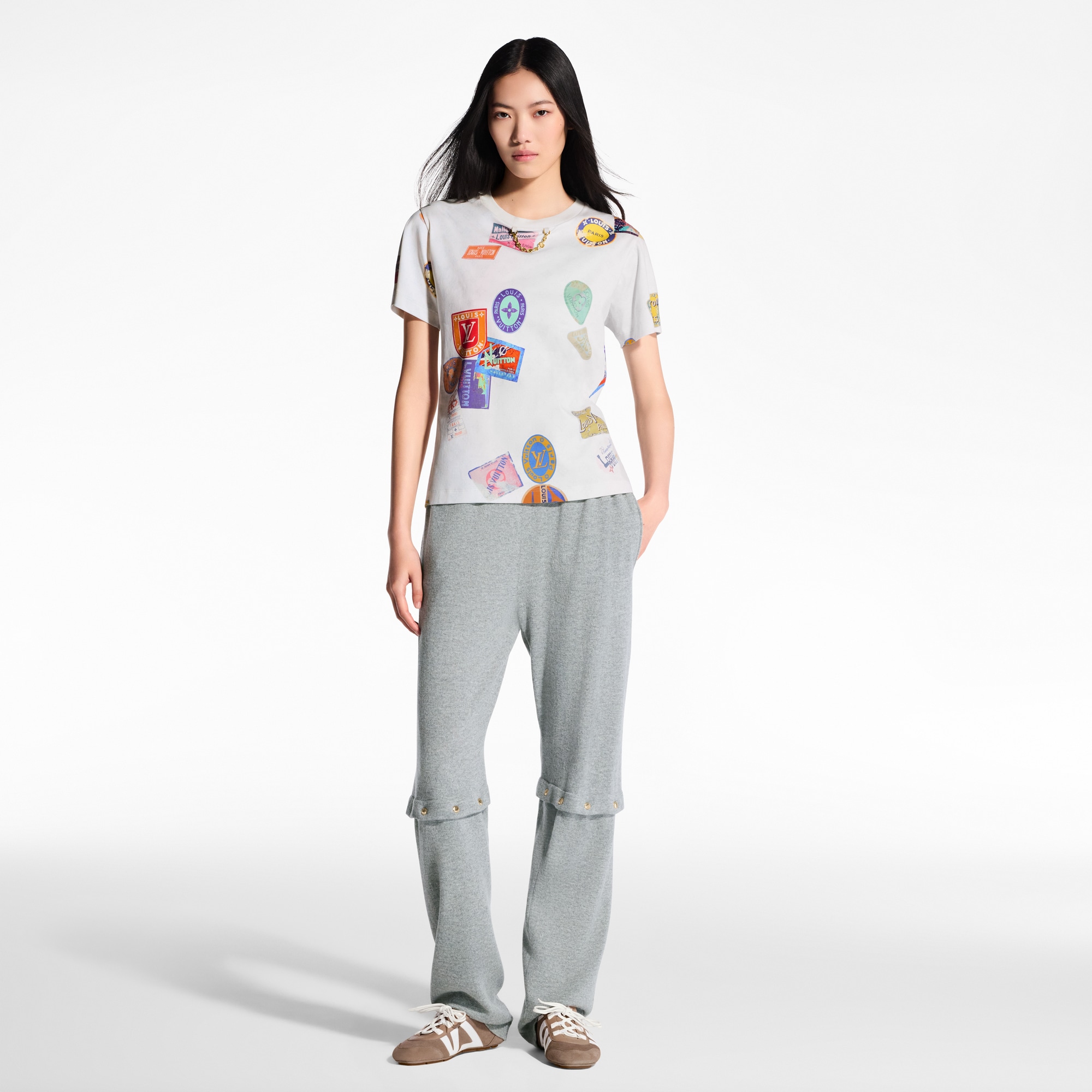 Ready-to-Wear Tops Mahina Patch Print T-Shirt | Louis Vuitton ® (Product zoom)