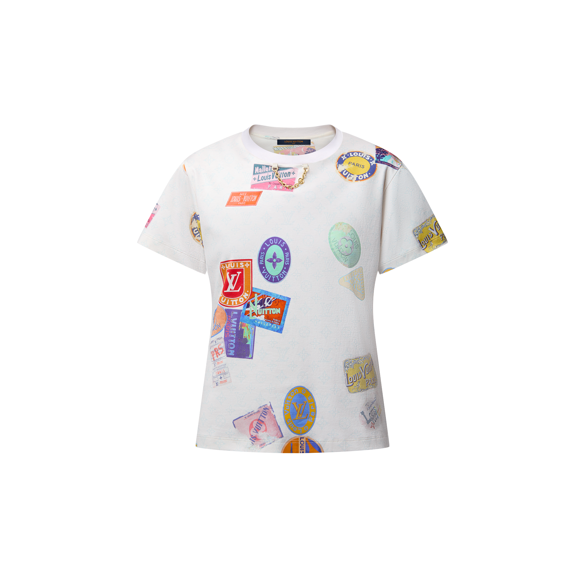  Ready-to-Wear Tops Mahina Patch Print T-Shirt | Louis Vuitton ® (Product zoom)