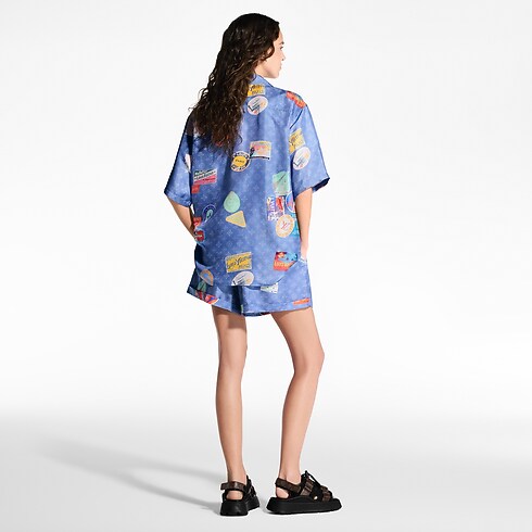 Ready-to-Wear Tops Mahina Patch Short-Sleeved Shirt | Louis Vuitton ® (Product zoom)