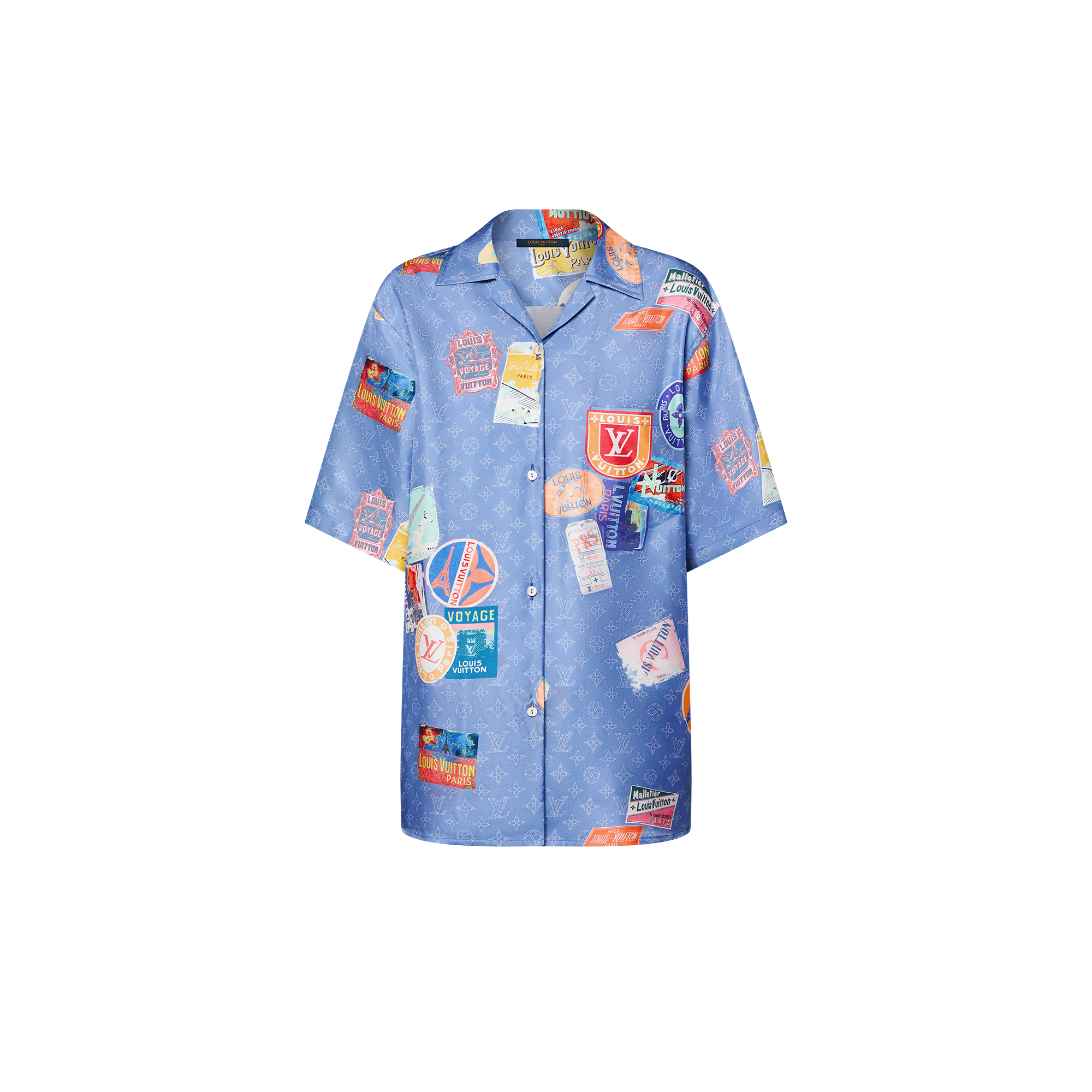  Ready-to-Wear Tops Mahina Patch Short-Sleeved Shirt | Louis Vuitton ® (Product zoom)