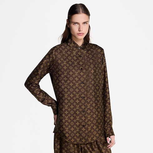 Ready-to-Wear Tops Mahina Silk Shirt | Louis Vuitton ® (Product zoom)