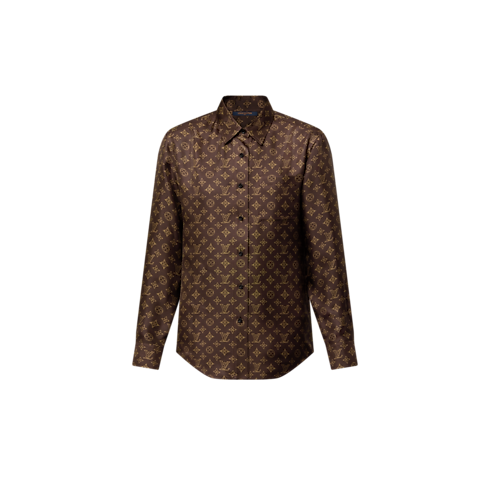 Ready-to-Wear Tops Mahina Silk Shirt | Louis Vuitton ® (Product zoom)