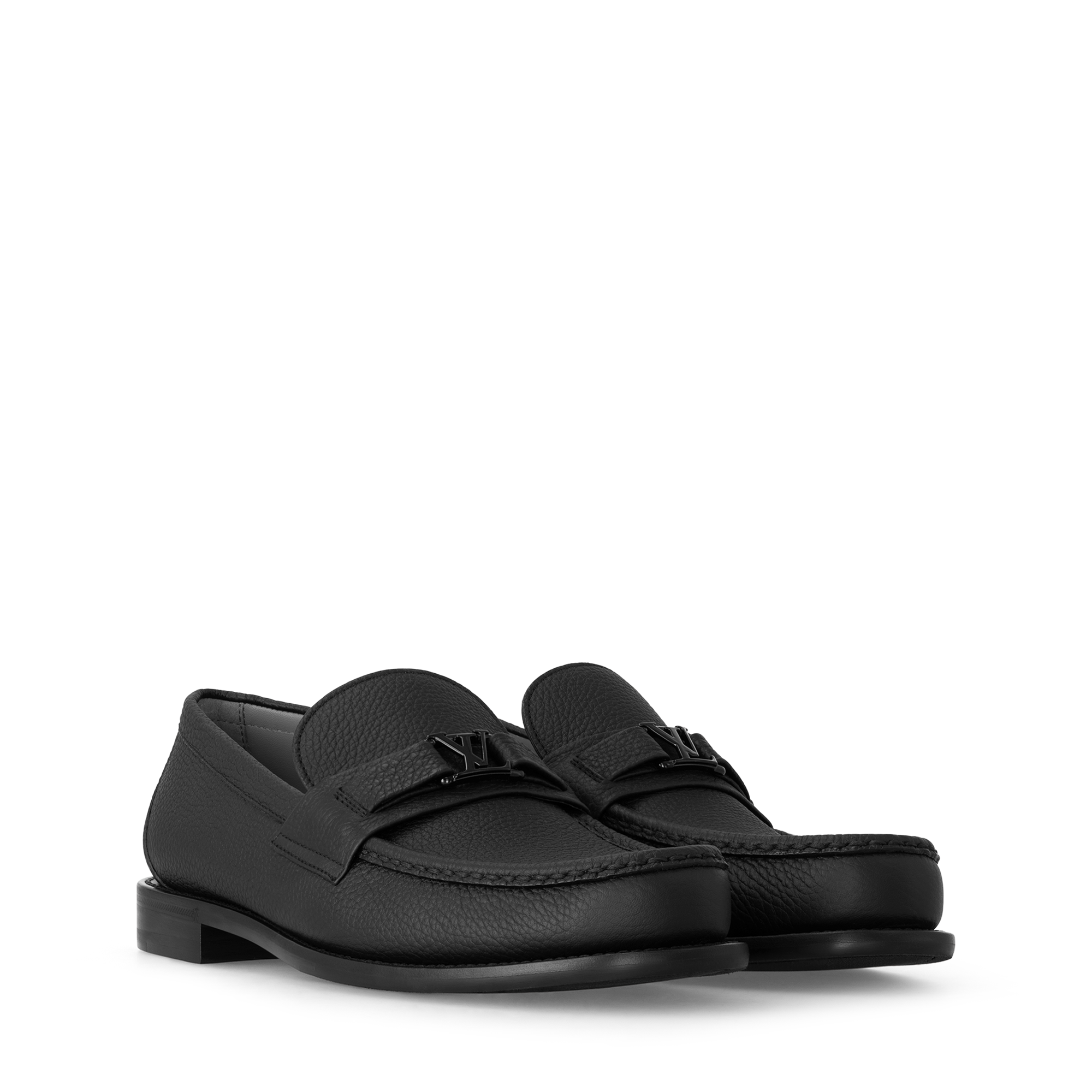 Louis Vuitton Major Loafer – Black Grained Calf Leather (Style 1ADEOV) 6 1/2 Men Major Loafer - Men - Shoes | LOUIS VUITTON ® main image 4