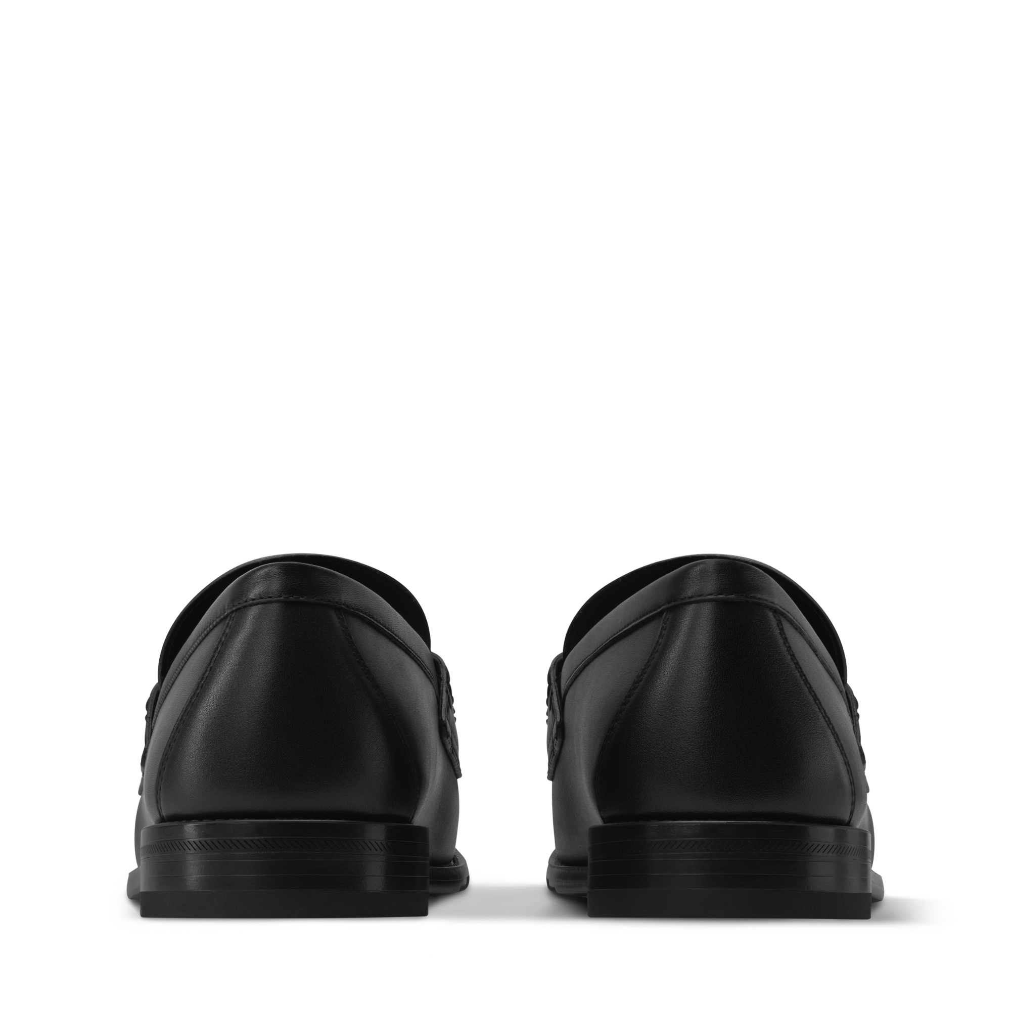 Louis Vuitton Men\'s 9 black leather Rubber Sole Lace Up Moccasin Style Oxfords LV Monza Moccasin - Men - Shoes | LOUIS VUITTON ® main image 2