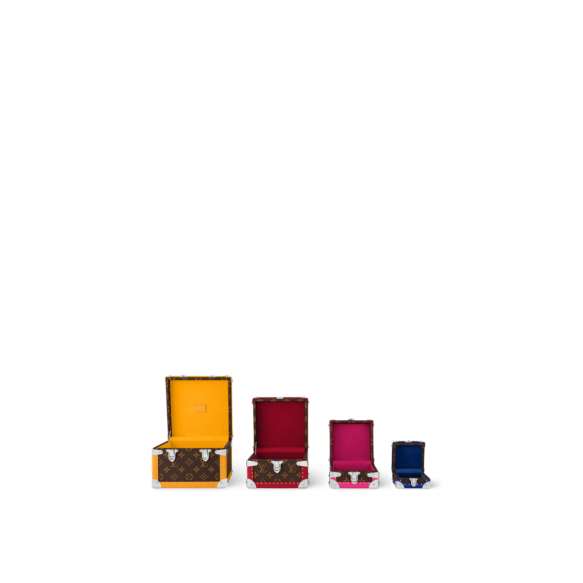 Monogram Macassar Canvas Trunks and Boxes Boxes Malle Pyramide  | Louis Vuitton ® (Product zoom)