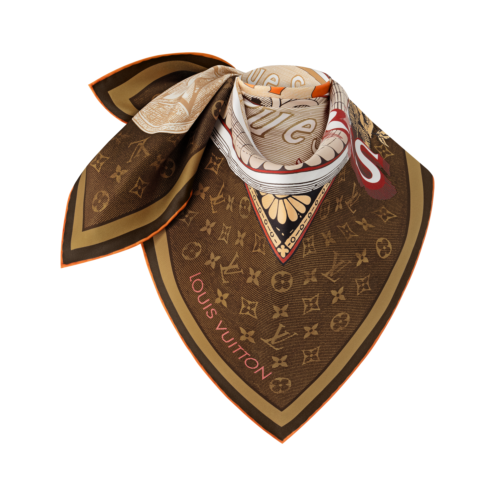 S00 Accessories Silk Squares and Bandeaus  Malles Merveilleuses Square 90 | Louis Vuitton ® (Product zoom)