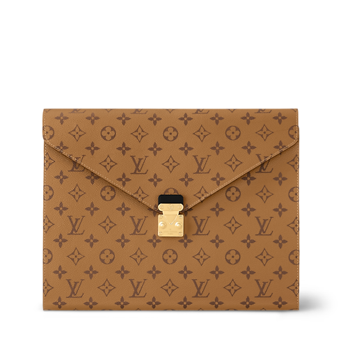 Library Office and Writing Mark Folder Monogram Reverse | Louis Vuitton ® (Product zoom)