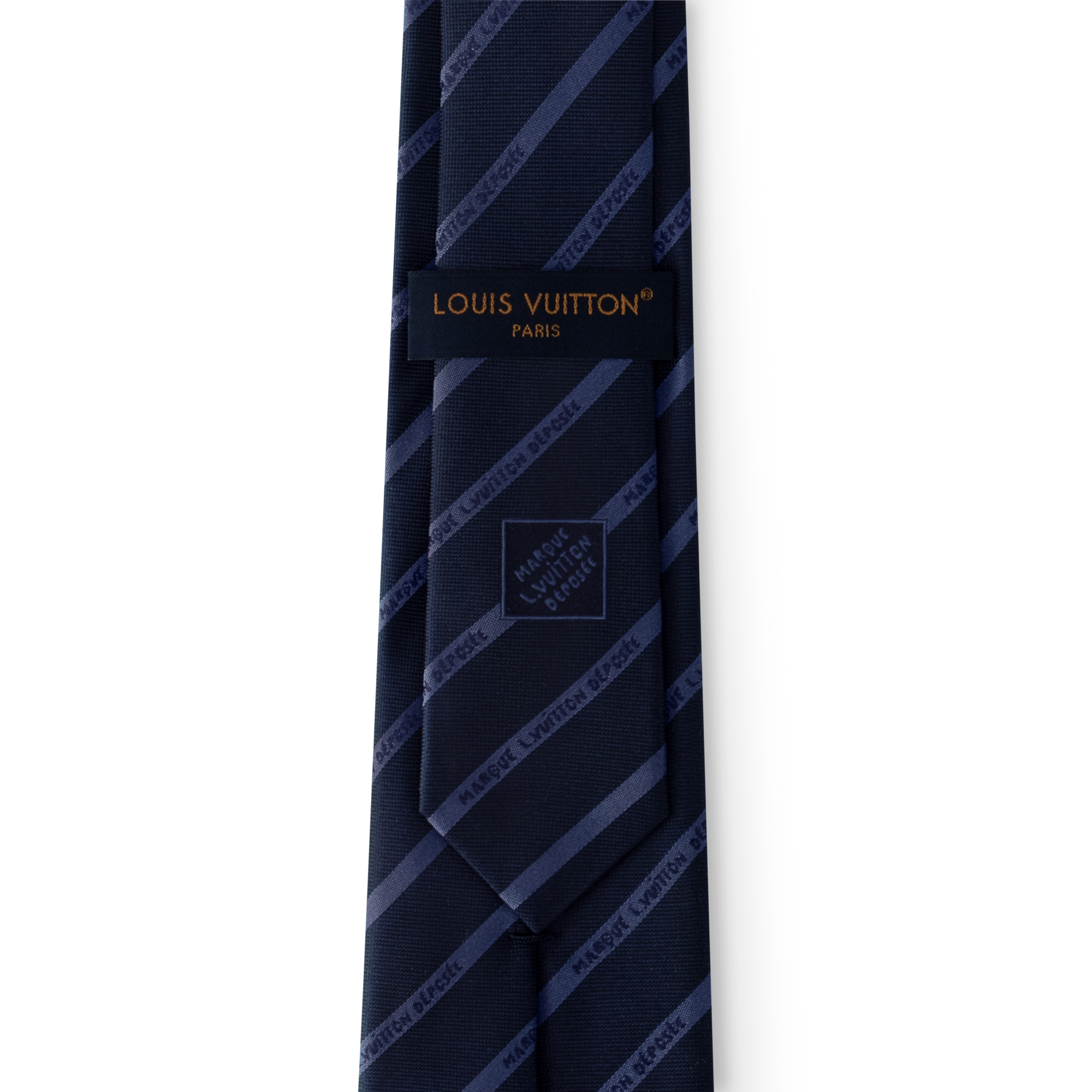 Marque L.Vuitton Deposée Stripes Tie
