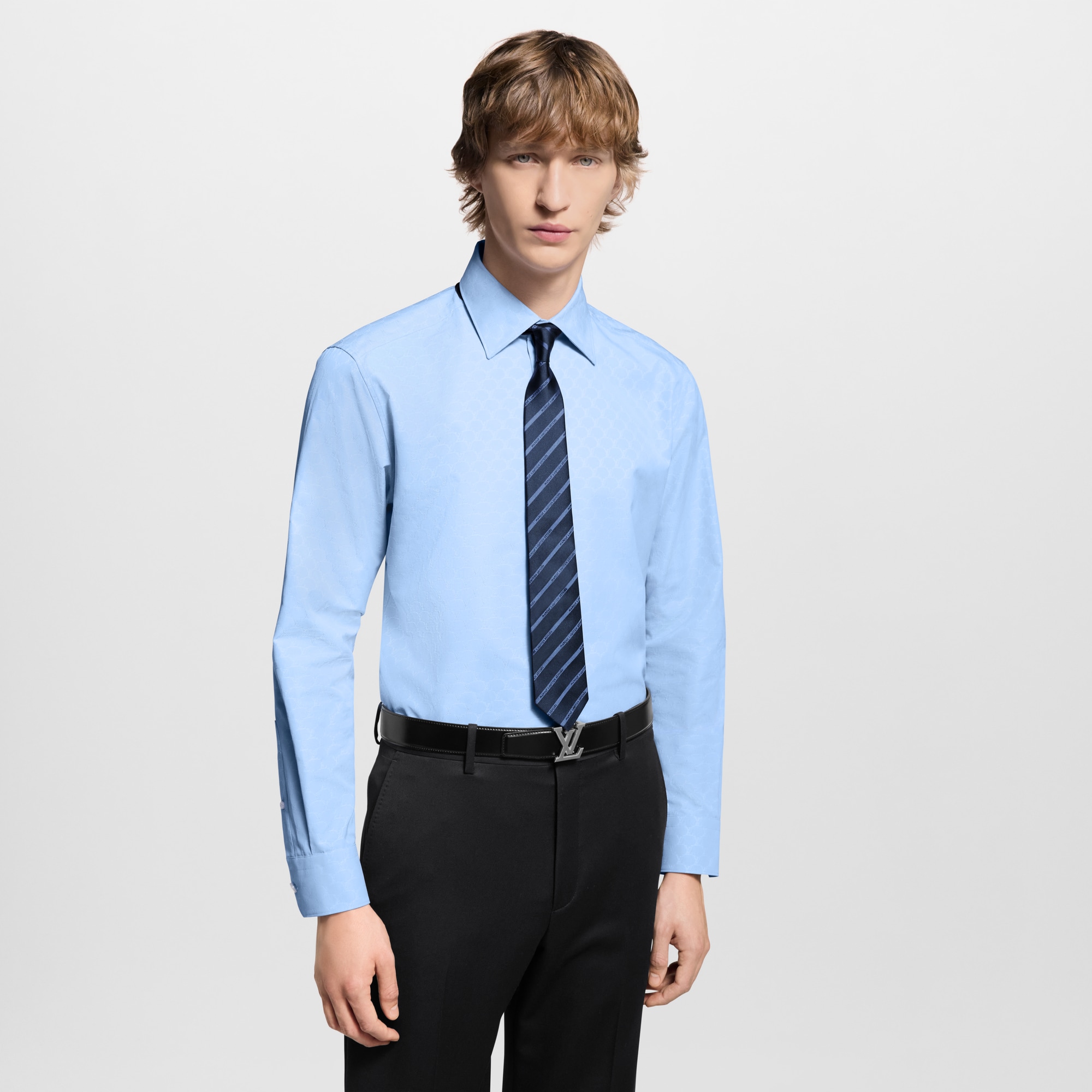 S00 Accessories Ties and Pocket Squares Marque L.Vuitton Deposée Stripes Tie | Louis Vuitton ® (Product zoom)