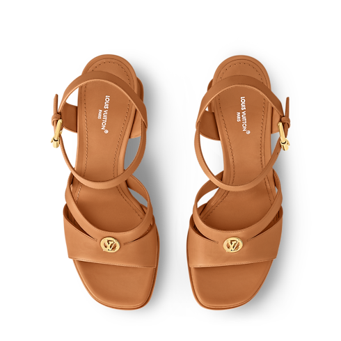Shoes Sandals and Espadrilles Maya Heeled Platform Sandal | Louis Vuitton ® (Product zoom)