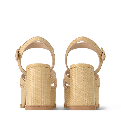 Shoes Sandals and Espadrilles Maya Heeled Platform Sandal | Louis Vuitton ® (Product zoom)