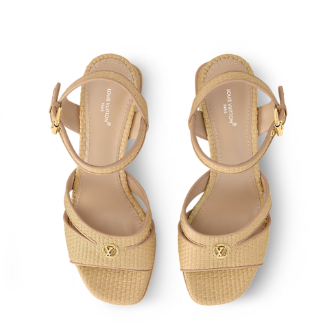 Shoes Sandals and Espadrilles Maya Heeled Platform Sandal | Louis Vuitton ® (Product zoom)