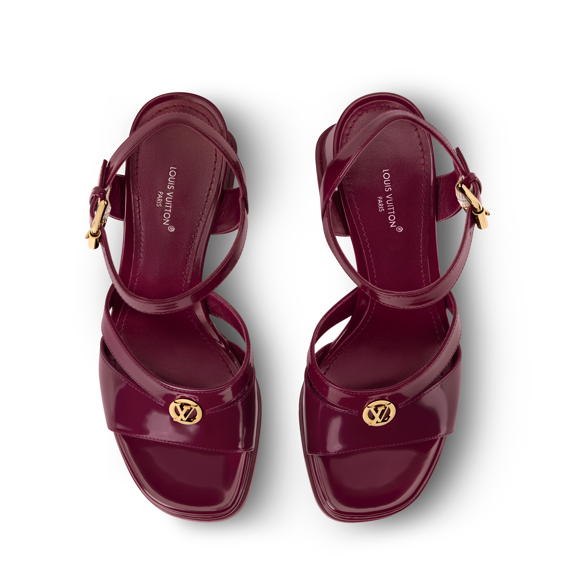 louis-vuitton-maya-heeled-  Authentic Louis Vuitton Vibrant Red Women\'s Sandals main image 0