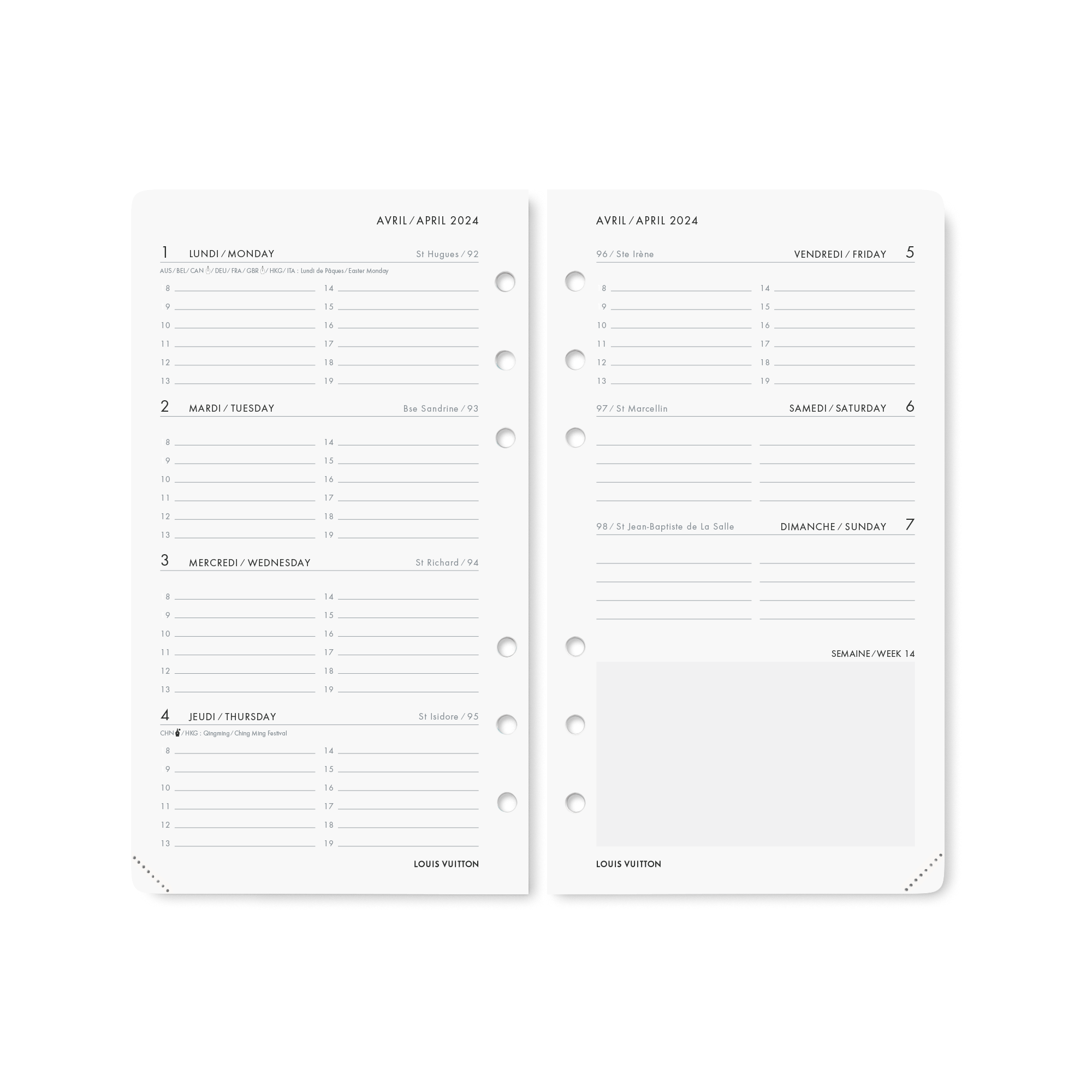 Medium Functional Agenda Refill - Art of Living - Books and Stationery | LOUIS VUITTON ®
