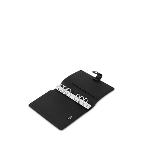 Damier Graphite Canvas Library Office and Writing Medium Ring Agenda Cover | Louis Vuitton ® (Product zoom)