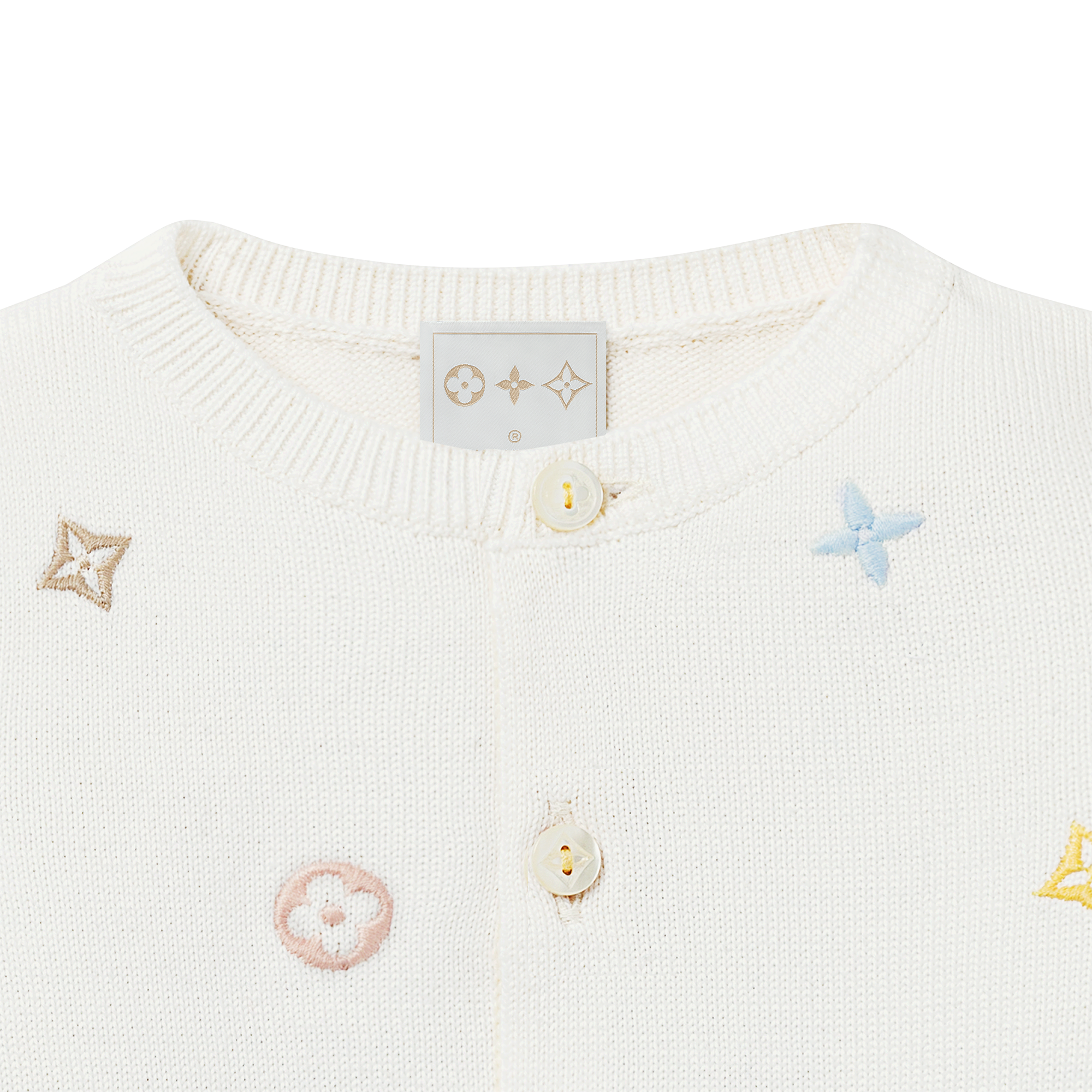 S00 Gifts for Babies } Meli Melo Embroided Cardigan | Louis Vuitton ® (Product zoom)