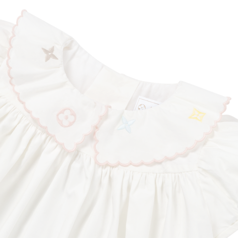 S00 Gifts for Babies } Meli-Melo Embroidered Dress | Louis Vuitton ® (Product zoom)