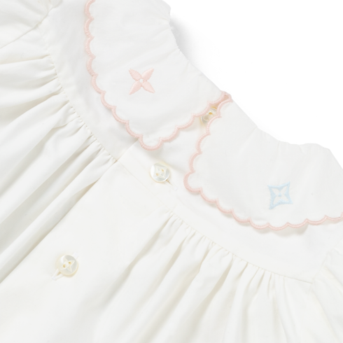 S00 Gifts for Babies } Meli-Melo Embroidered Dress | Louis Vuitton ® (Product zoom)