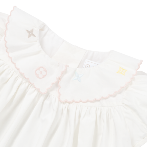 S00 Gifts for Babies } Meli-Melo Embroidered Dress | Louis Vuitton ® (Product zoom)