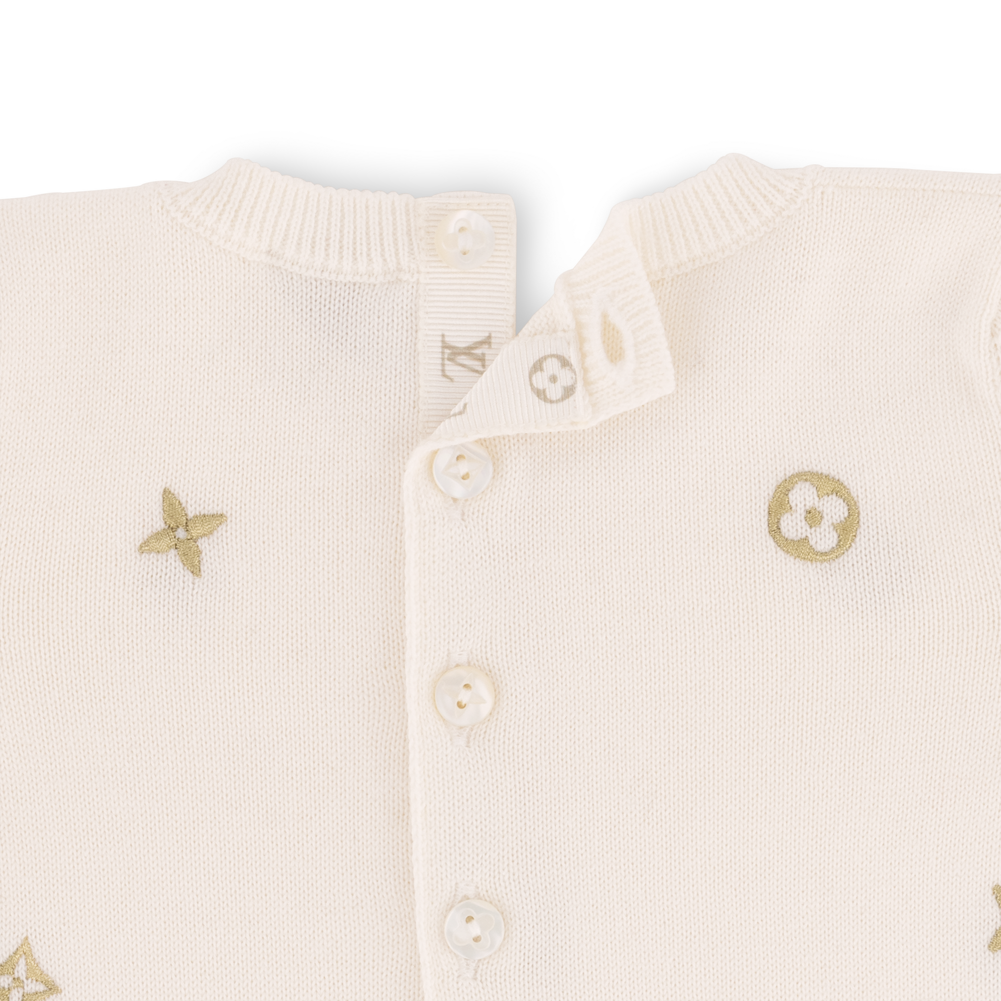 S00 Gifts for Babies } Meli-Melo Gold Playsuit | Louis Vuitton ® (Product zoom)